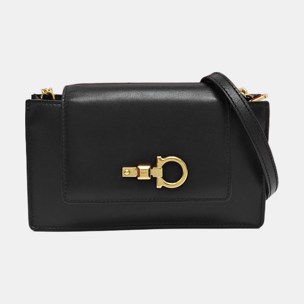 Ferragamo Studio Mini Calfskin Black