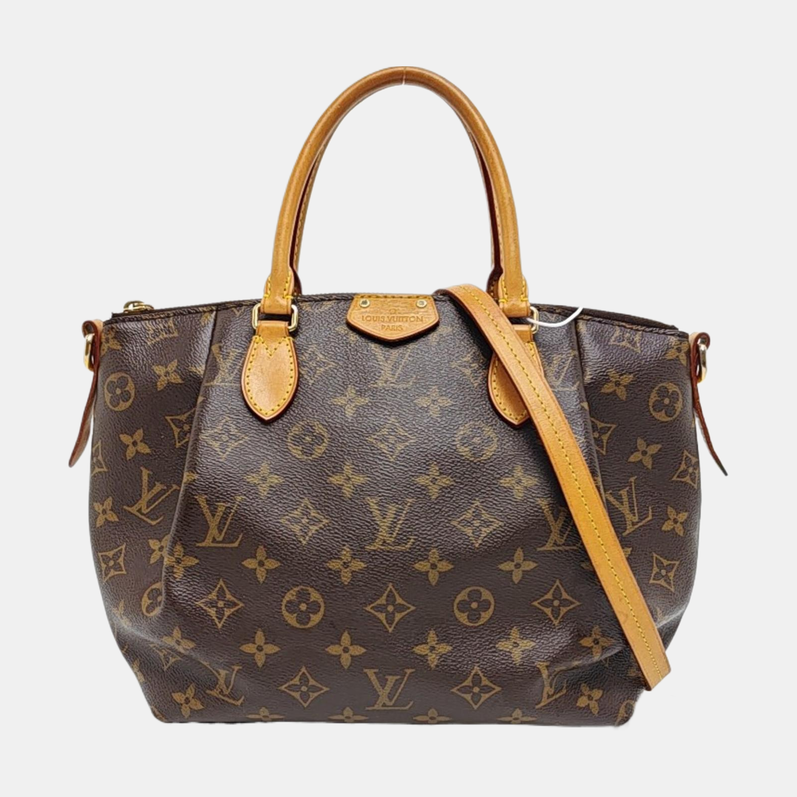 TURENNE PM Monogram Coated Canvas Brown