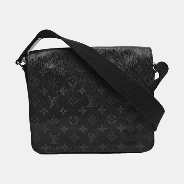 DISTRICT PM Monogram Coated Canvas Gray