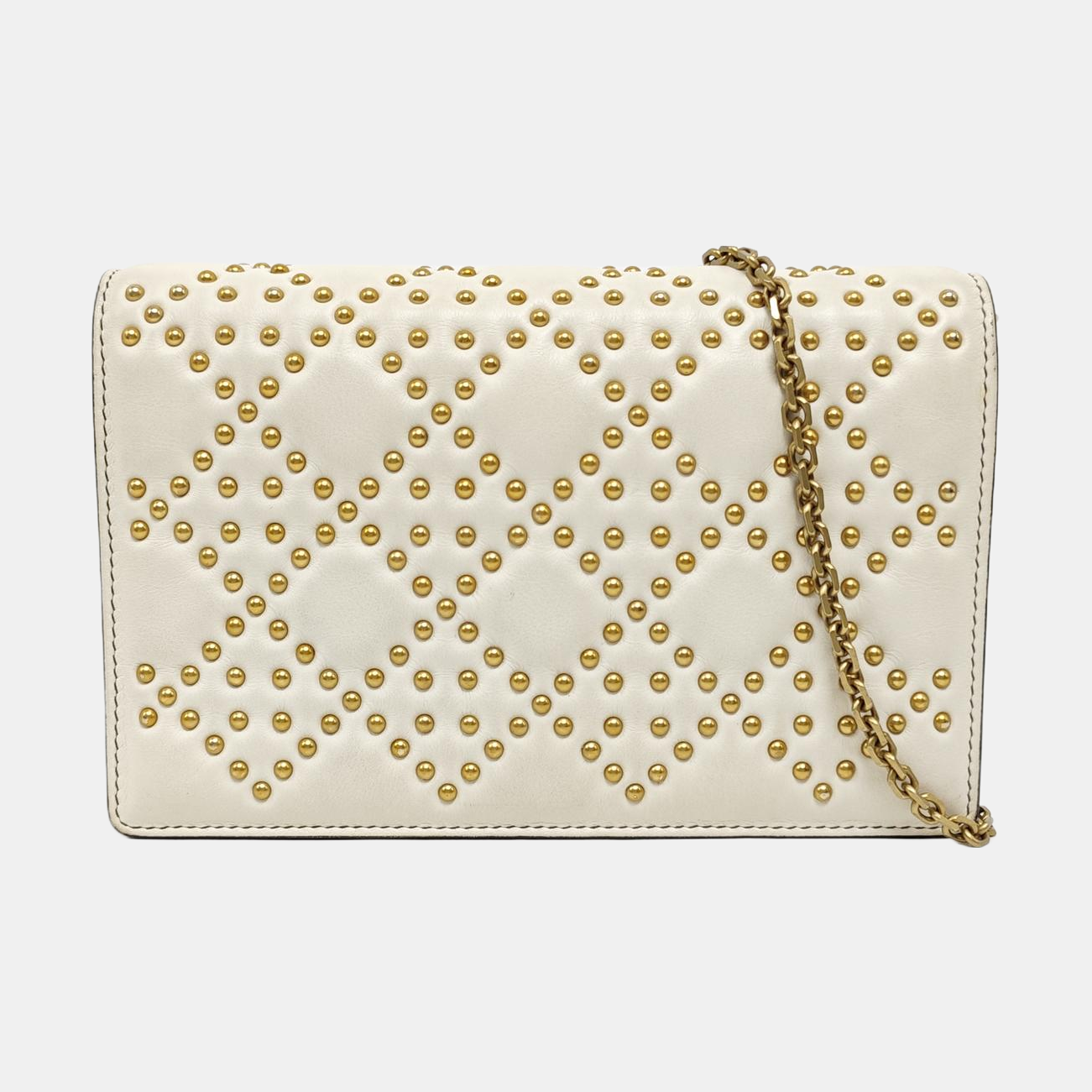 Calfskin Shoulder Bag White
