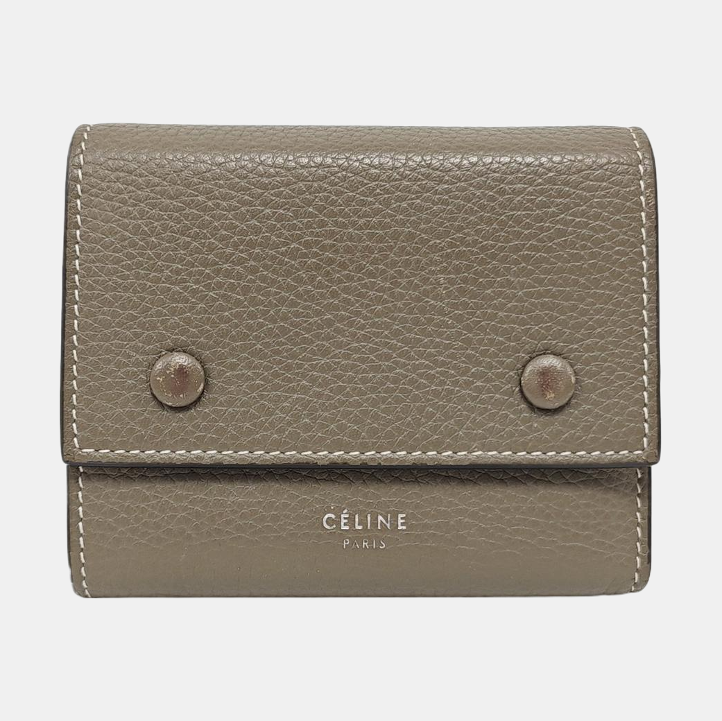 Calfskin Wallet Gray