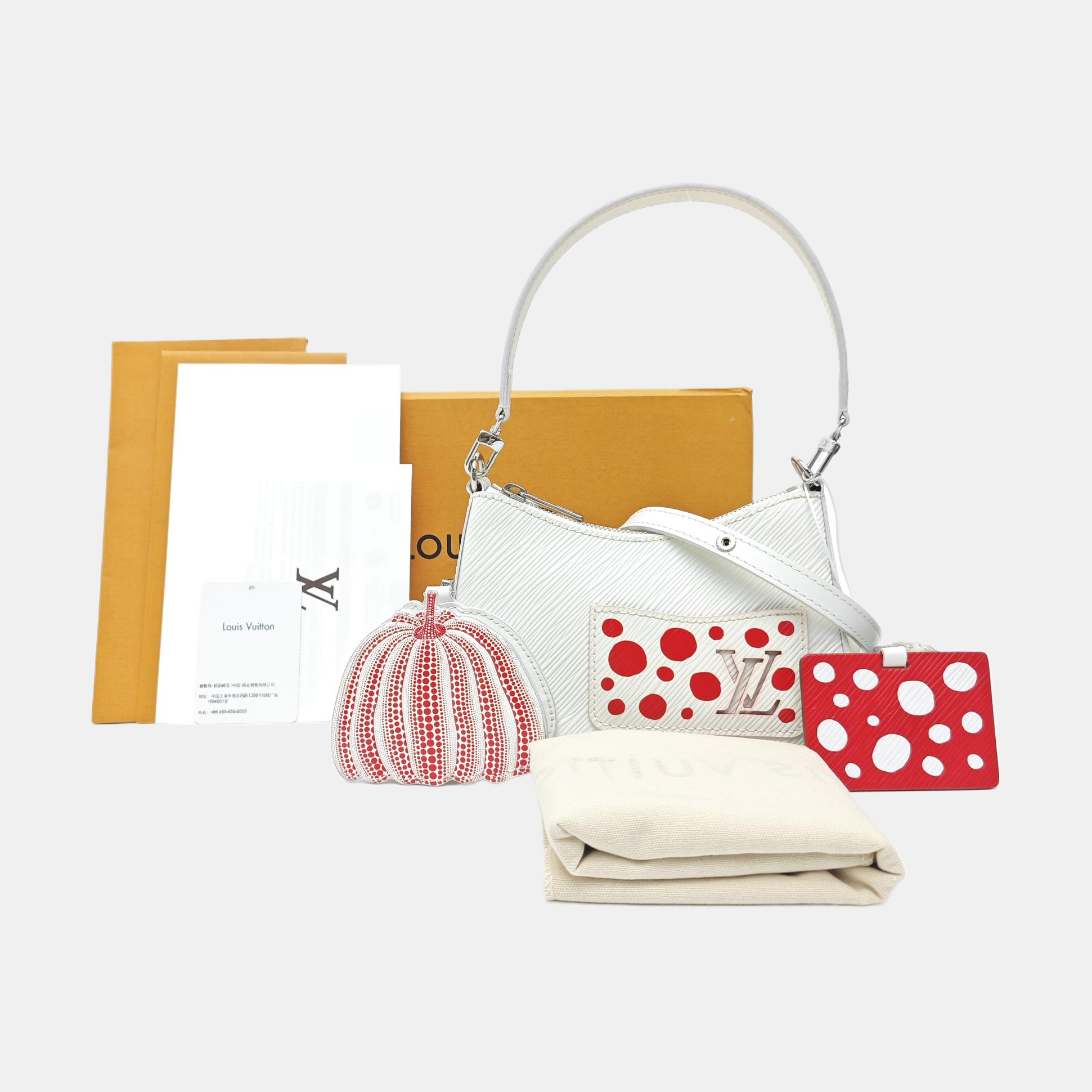 Epi Shoulder Bag White