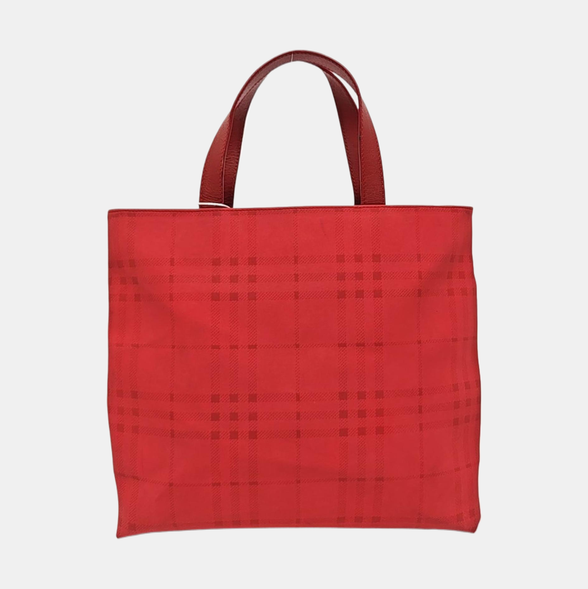 Special Material Top Handle Bag Red