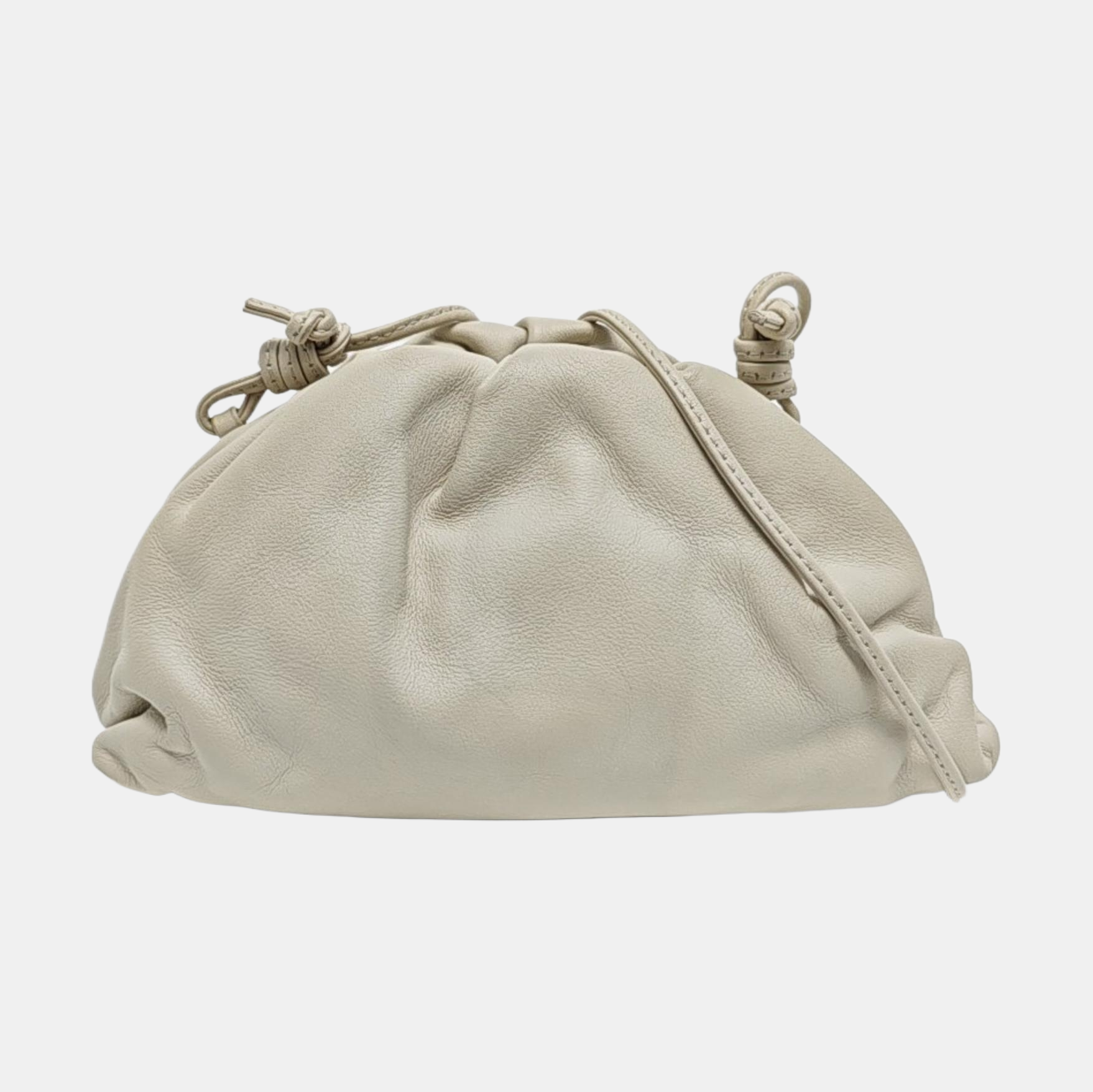 The Pouch Mini Lambskin White