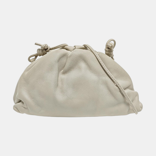 The Pouch Mini Lambskin White