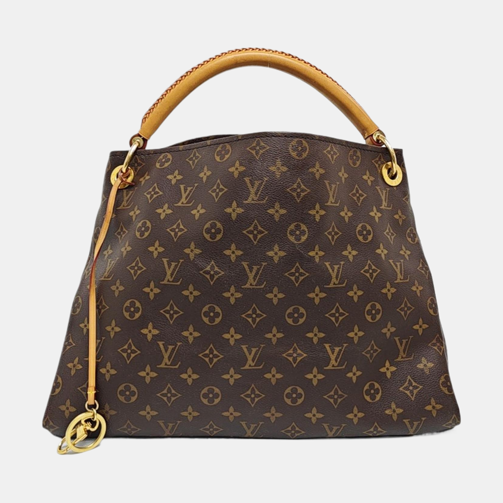 ARTSY MM Monogram Coated Canvas Brown