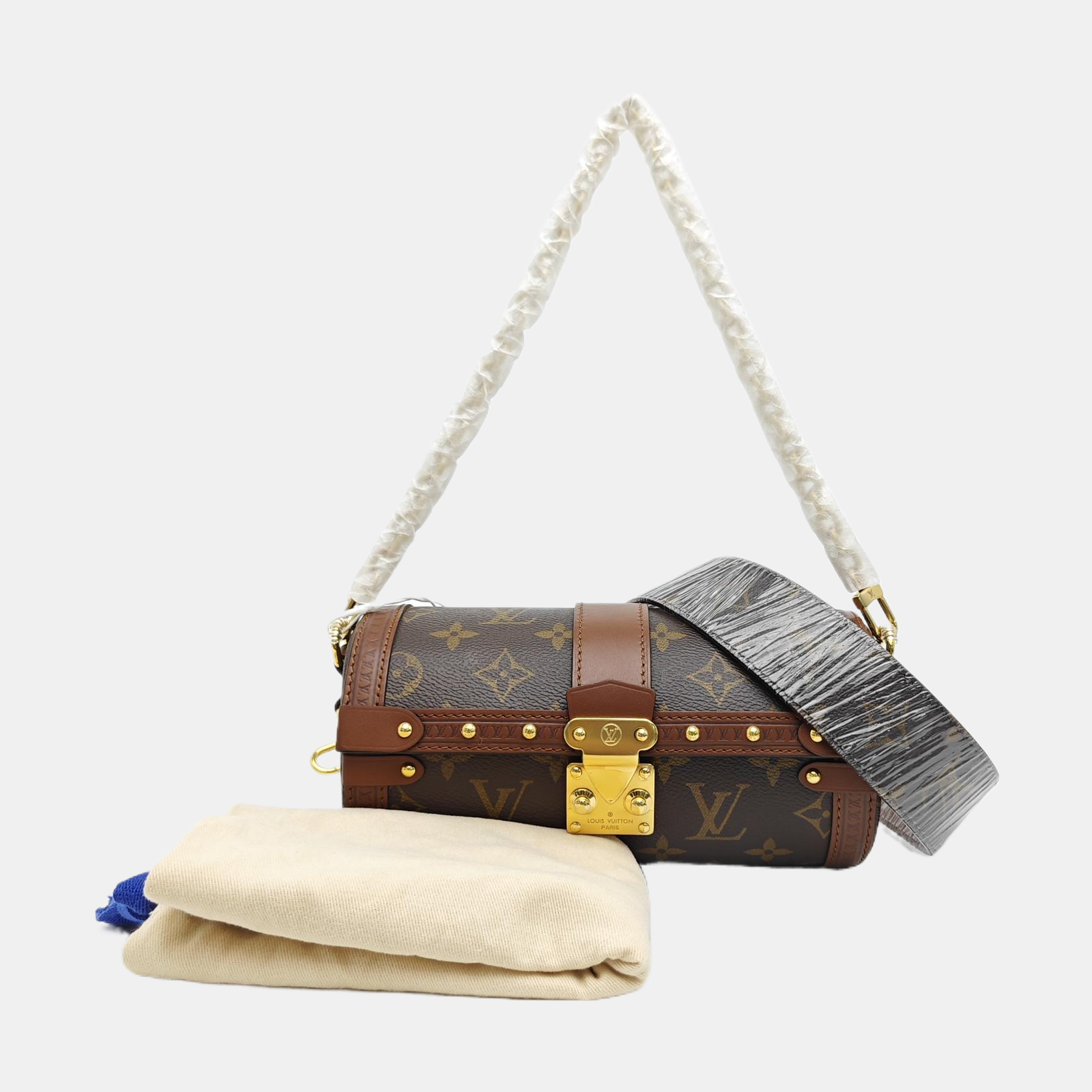 PAPILLON 19 Monogram Coated Canvas Brown