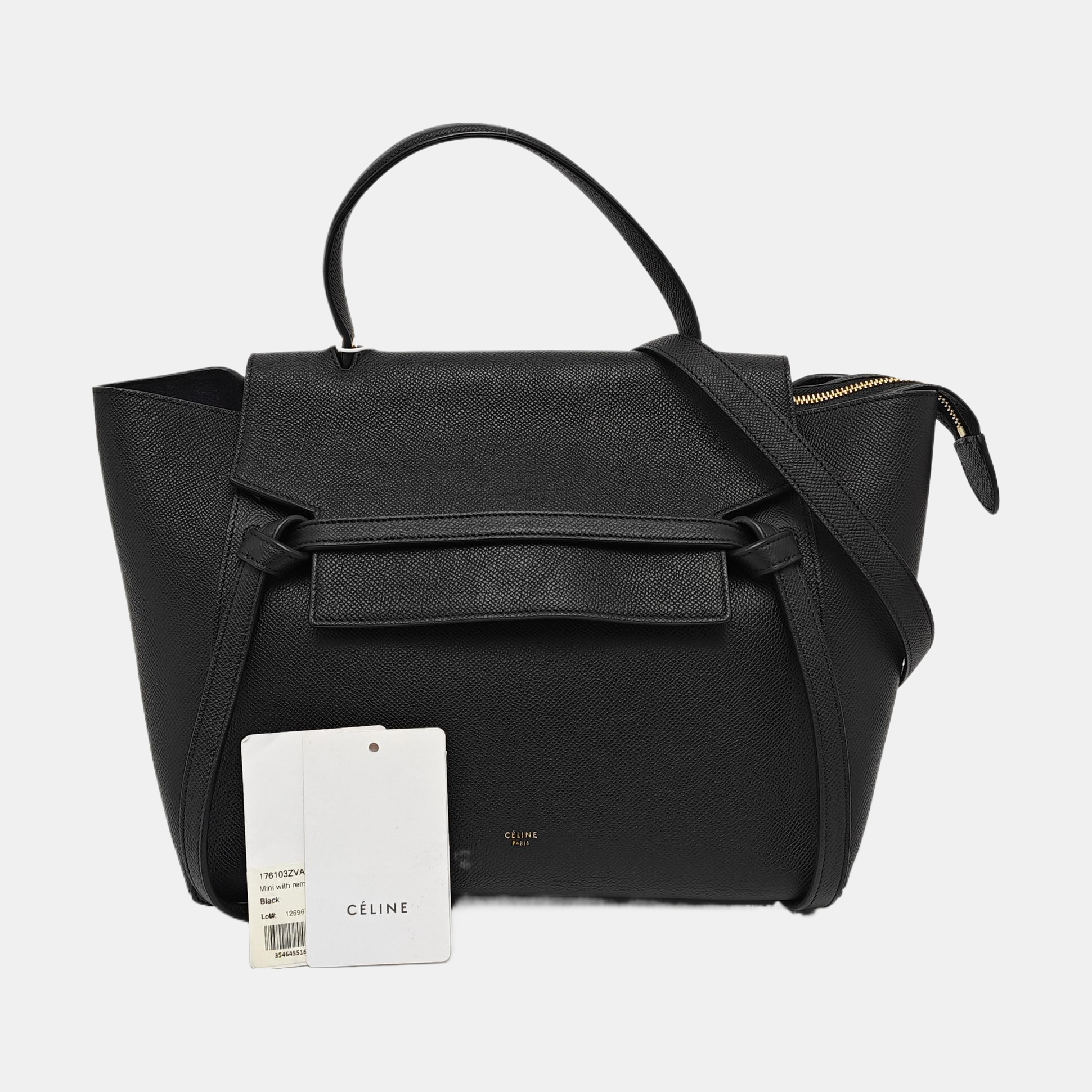 BELT Mini Calfskin Black