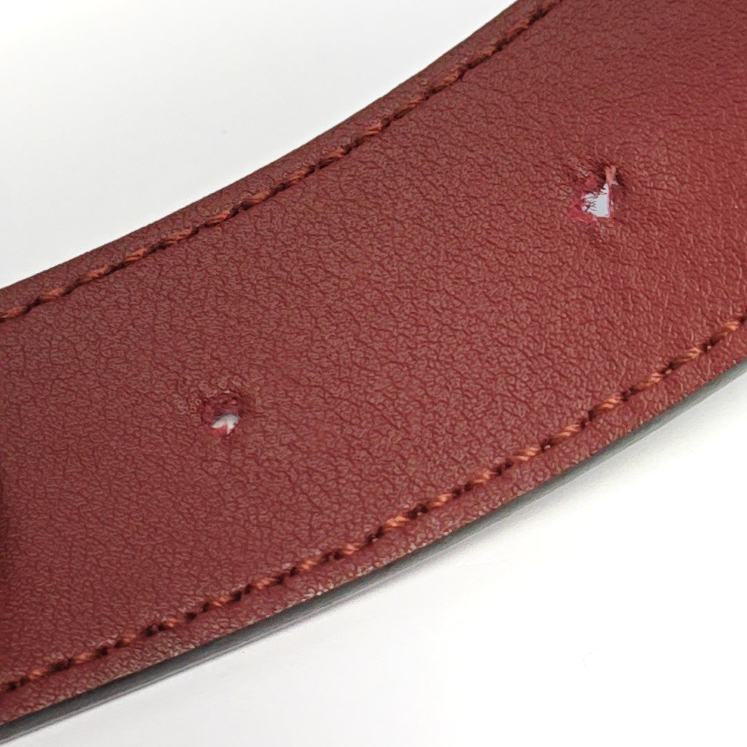 Leather Belt Red