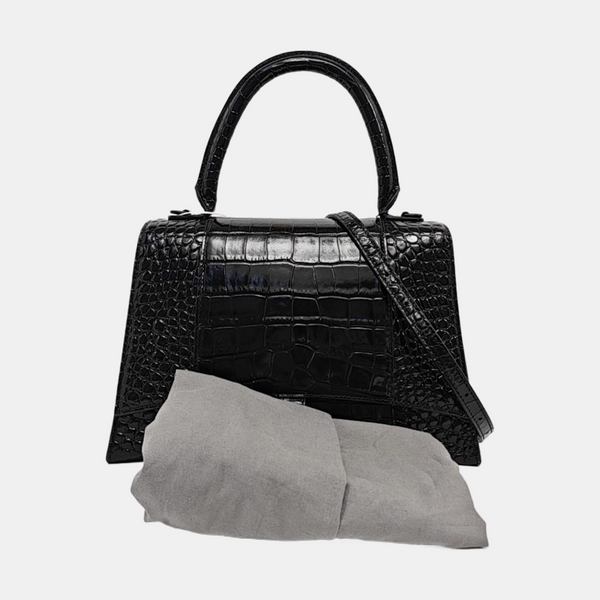 Hourglass Small Calfskin Black