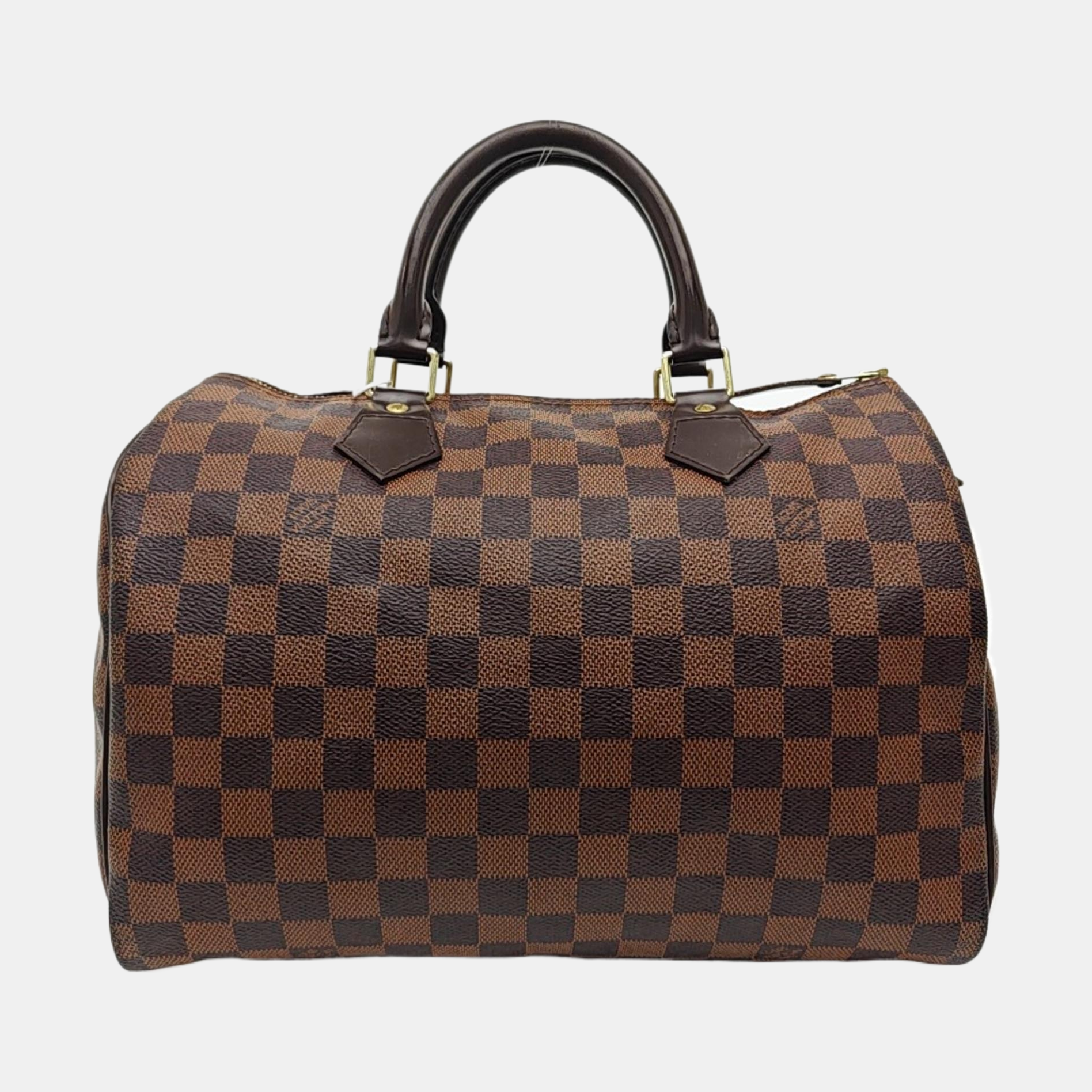 SPEEDY 30 Damier Ebene Coated Canvas Brown