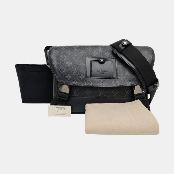 VOYAGER PM Monogram Coated Canvas Black