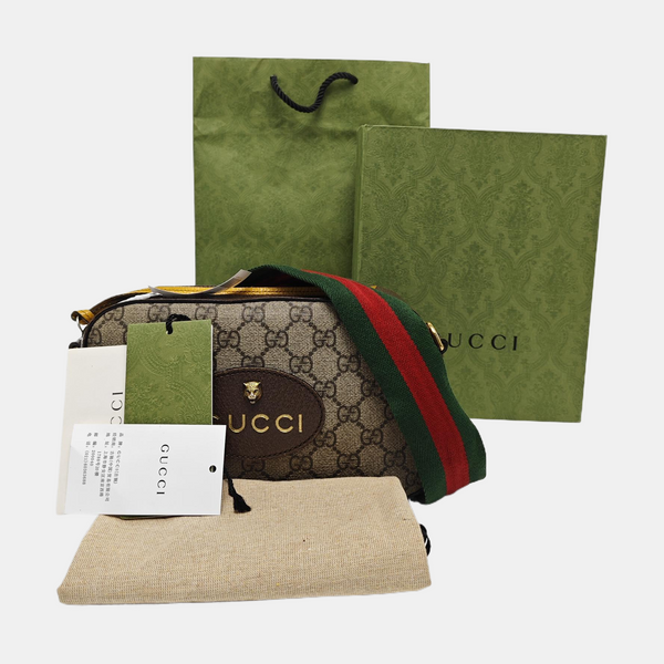 Neo Vintage Monogram Coated Canvas Beige