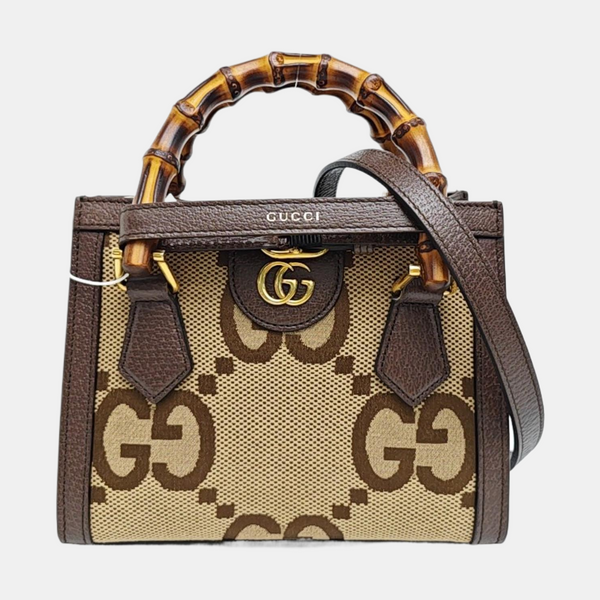 Diana Mini Monogram Canvas Beige