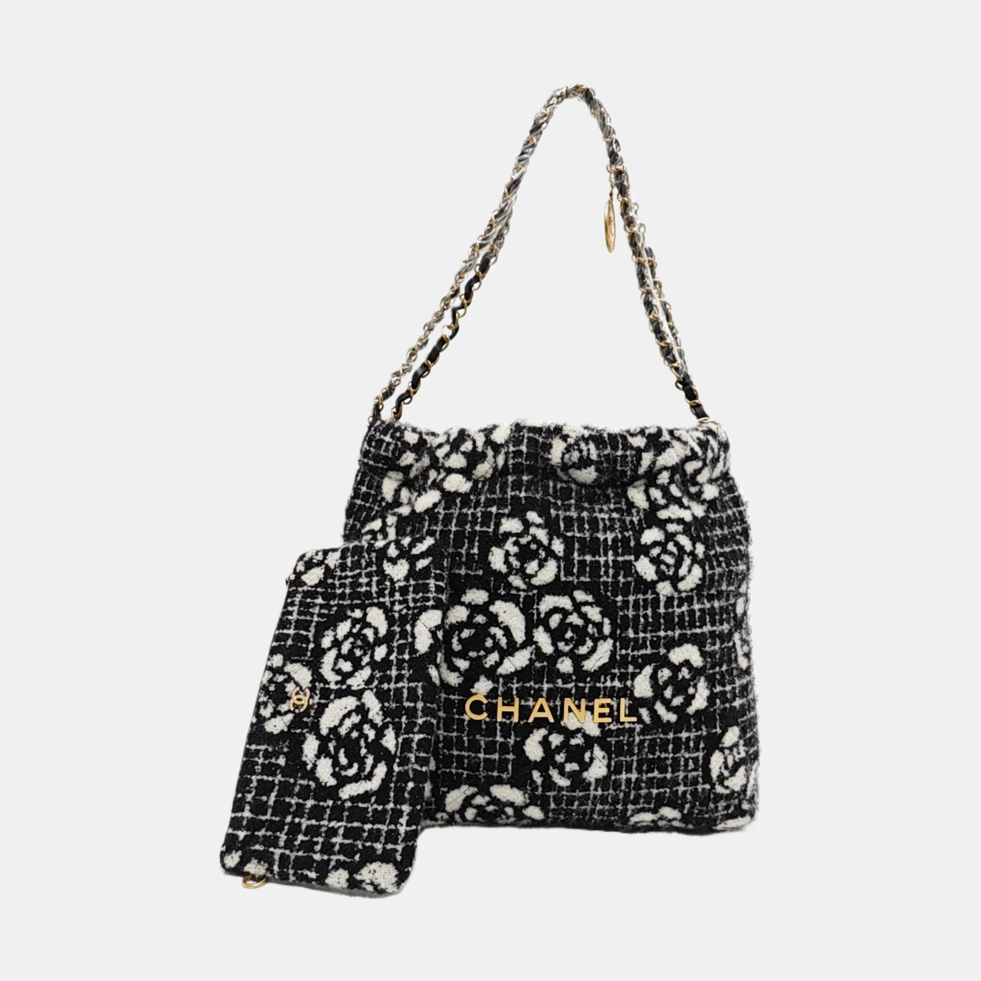 CHANEL 22 Small Fabric Multicolor
