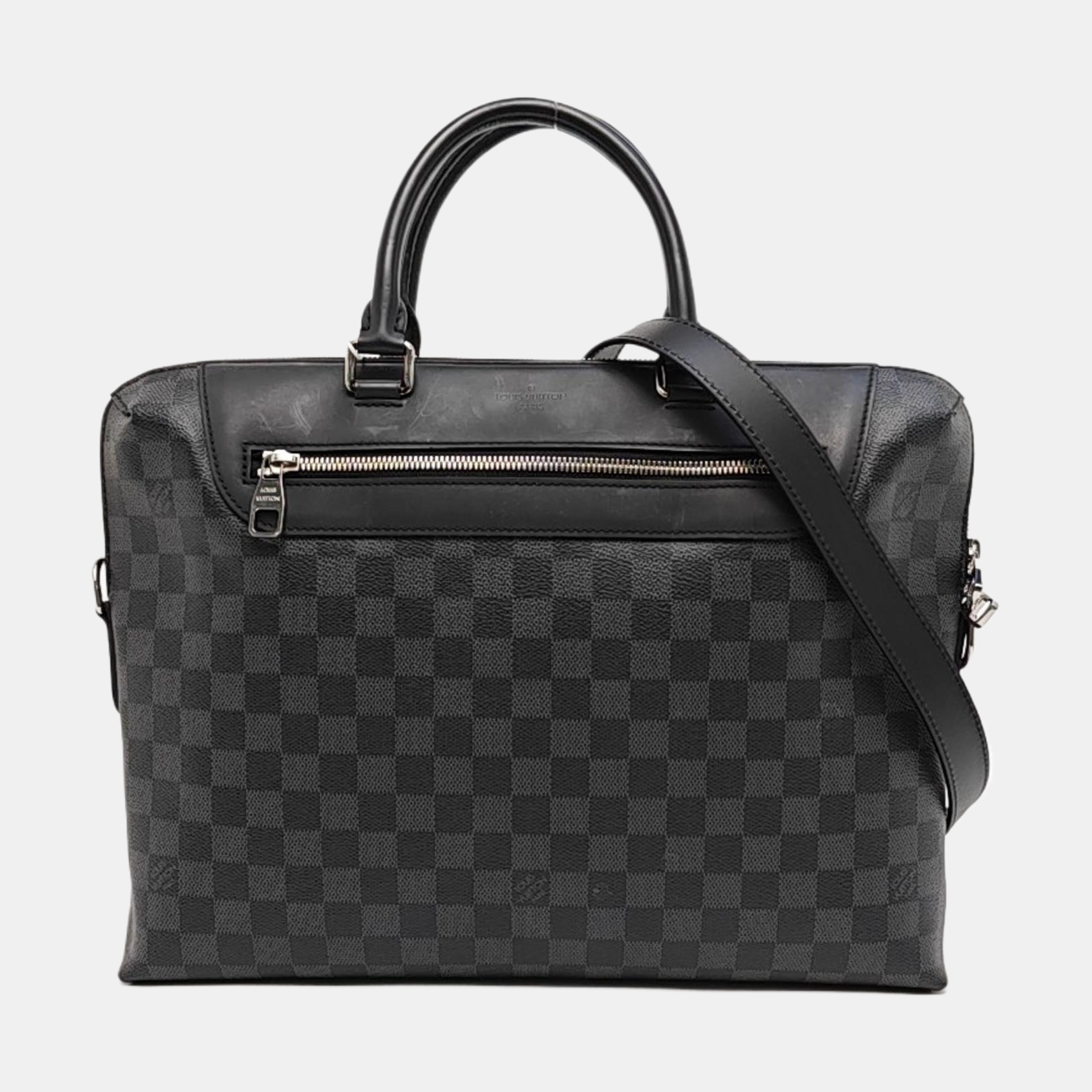 PORTE-DOCUMENTS Damier Graphite Coated Canvas Black