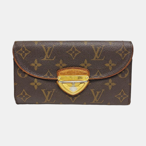 EUGENIE Monogram Coated Canvas Brown Wallet