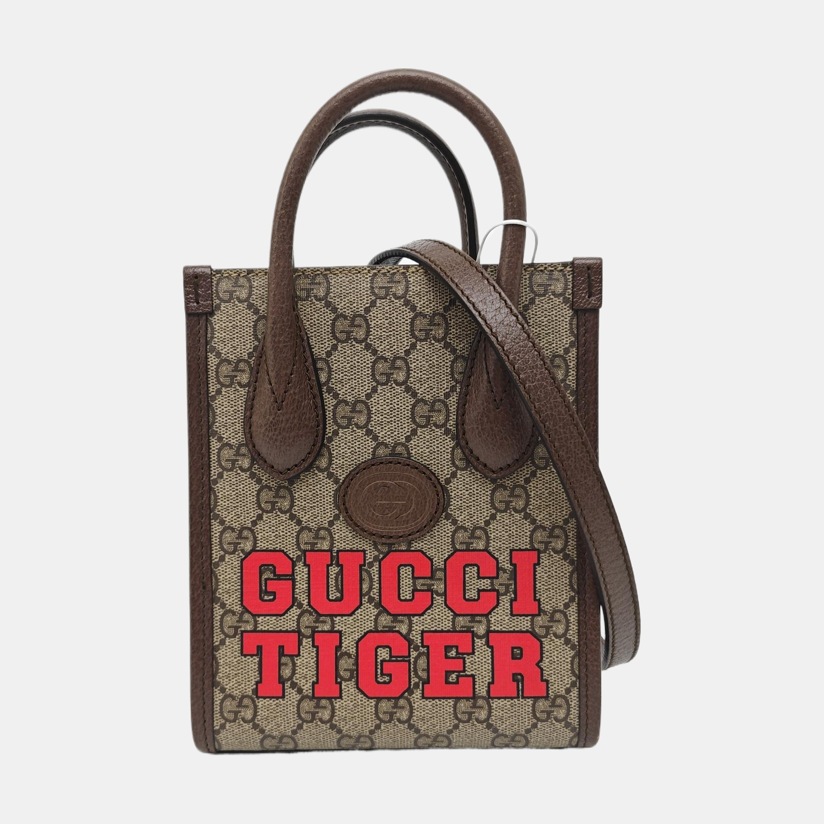 Retro Mini Monogram Coated Canvas Beige