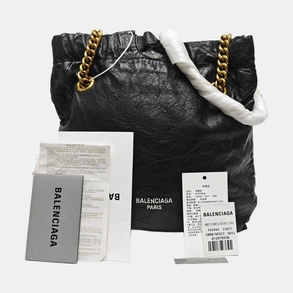 Calfskin Shoulder Bag Black
