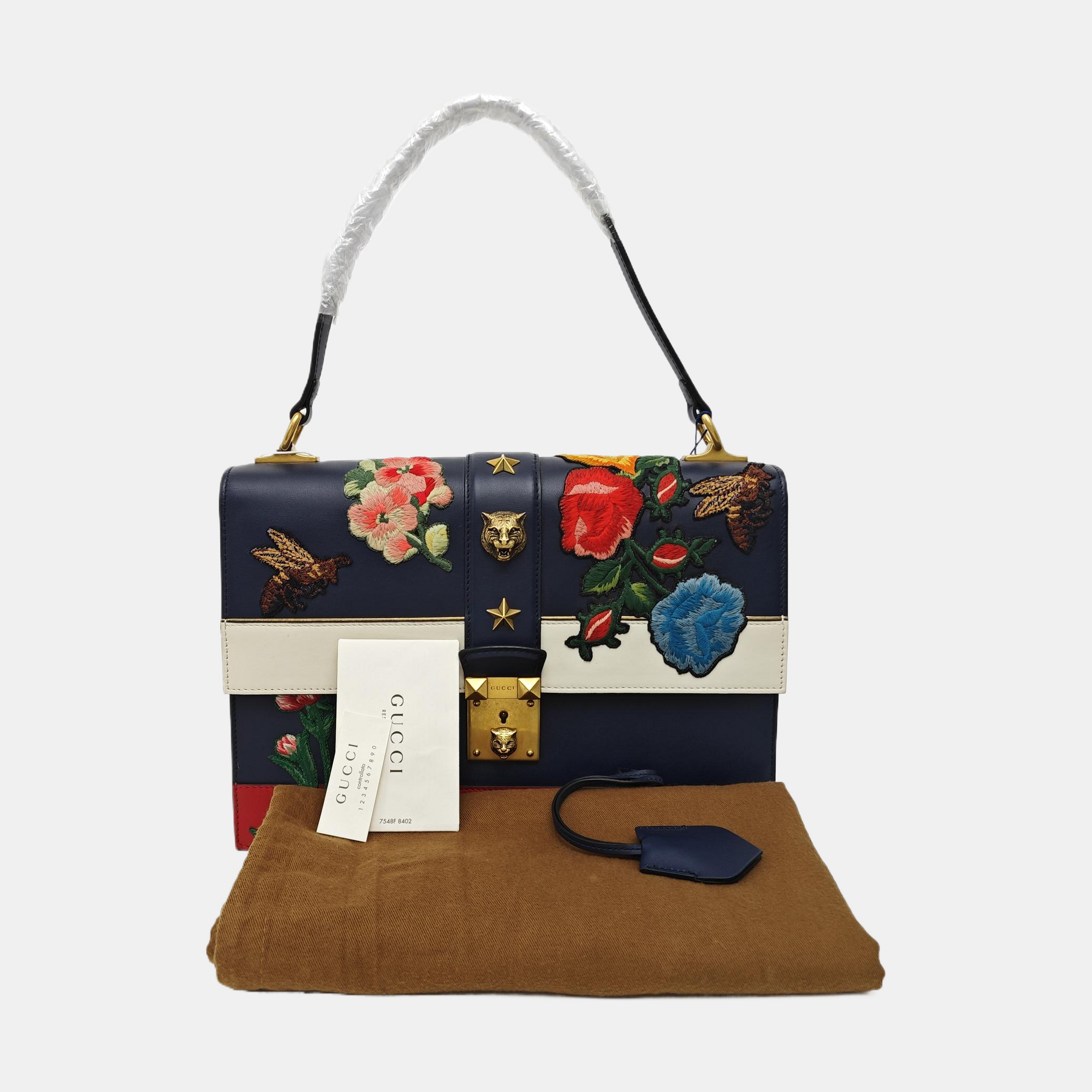 Cat Lock Calfskin Multicolor