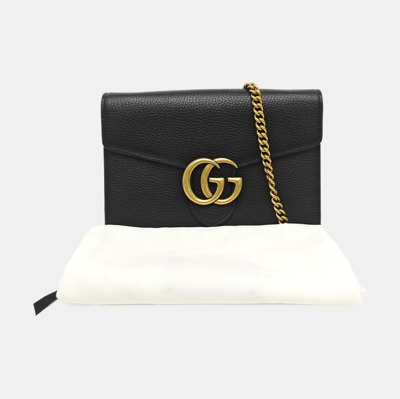 GG Marmont Mini Calfskin Black