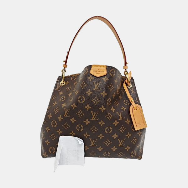 GRACEFUL TPM Monogram Coated Canvas Brown