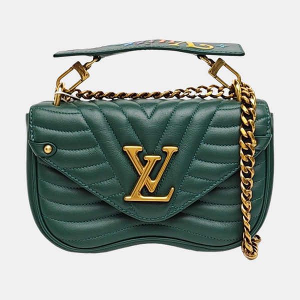 NEW WAVE PM Quilted Calfskin Green
