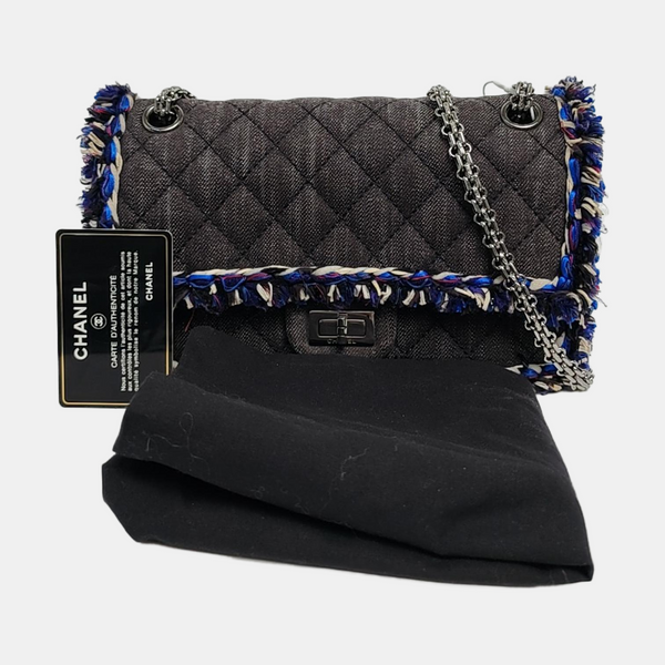 2.55 225 (small) Quilted Canvas Gray