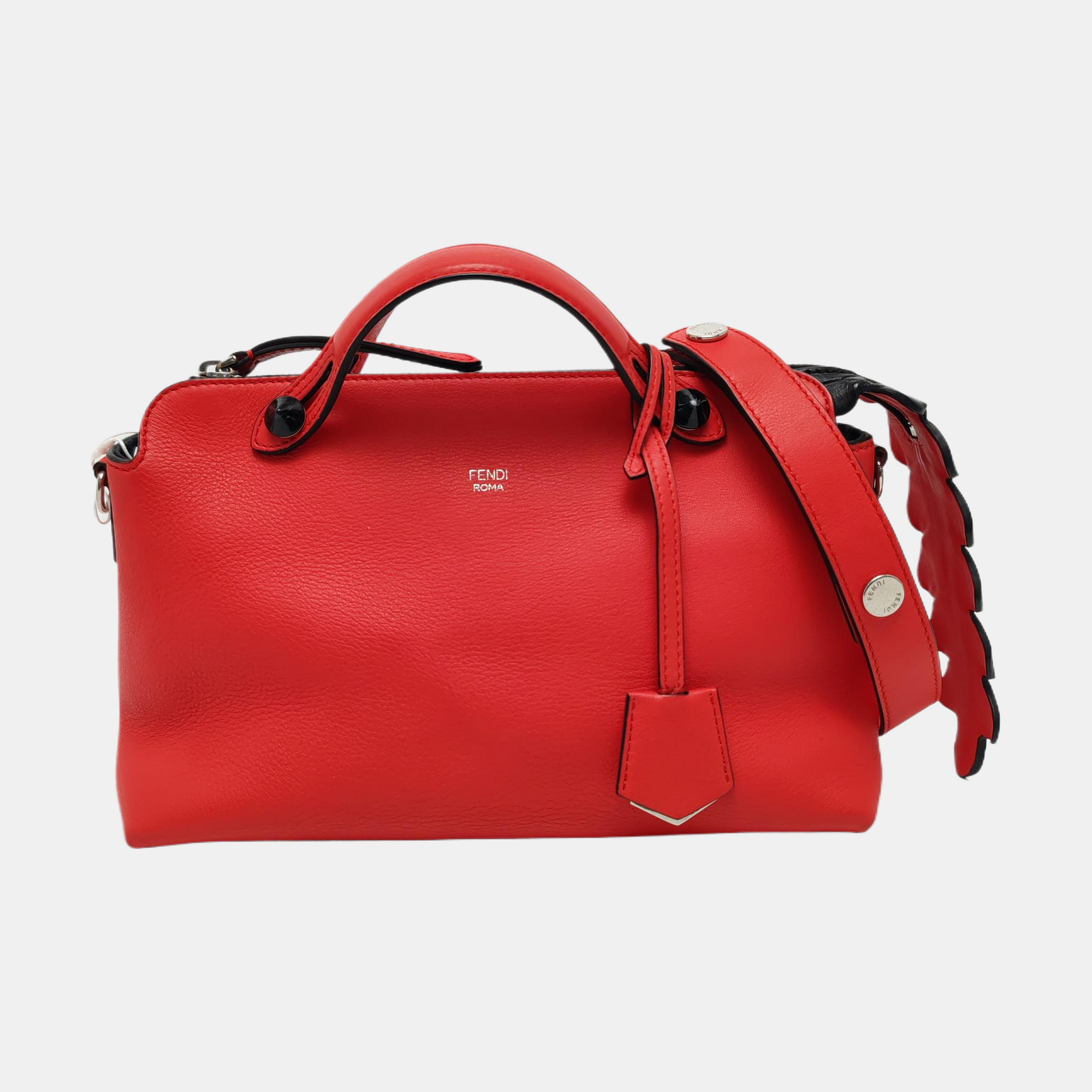 Calfskin Shoulder Bag Red
