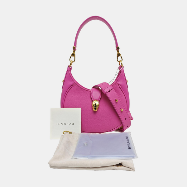 SERPENTI ELLIPSE Small Calfskin Red
