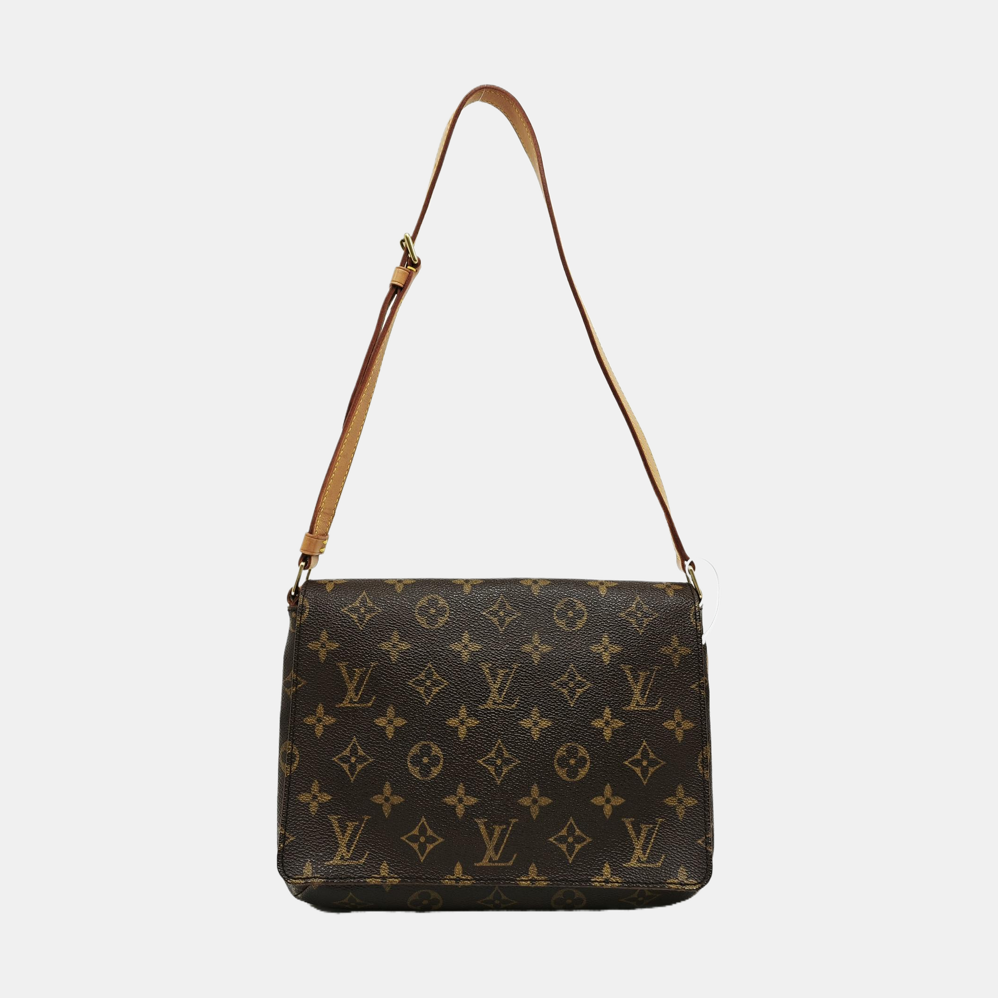 MUSETTE TANGO Monogram Coated Canvas Brown