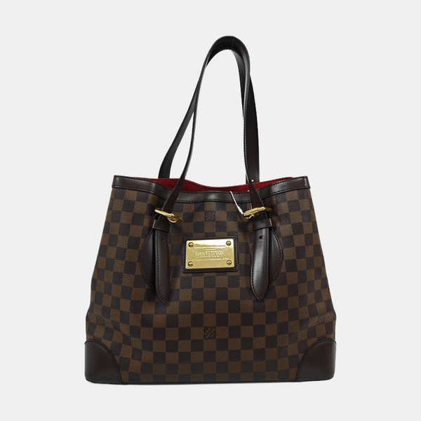 HAMPSTEAD MM Damier Ebene Coated Canvas Brown