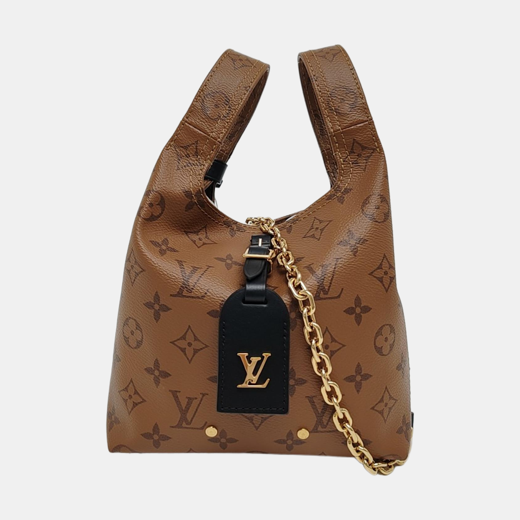 ATLANTIS PM Monogram Coated Canvas Brown