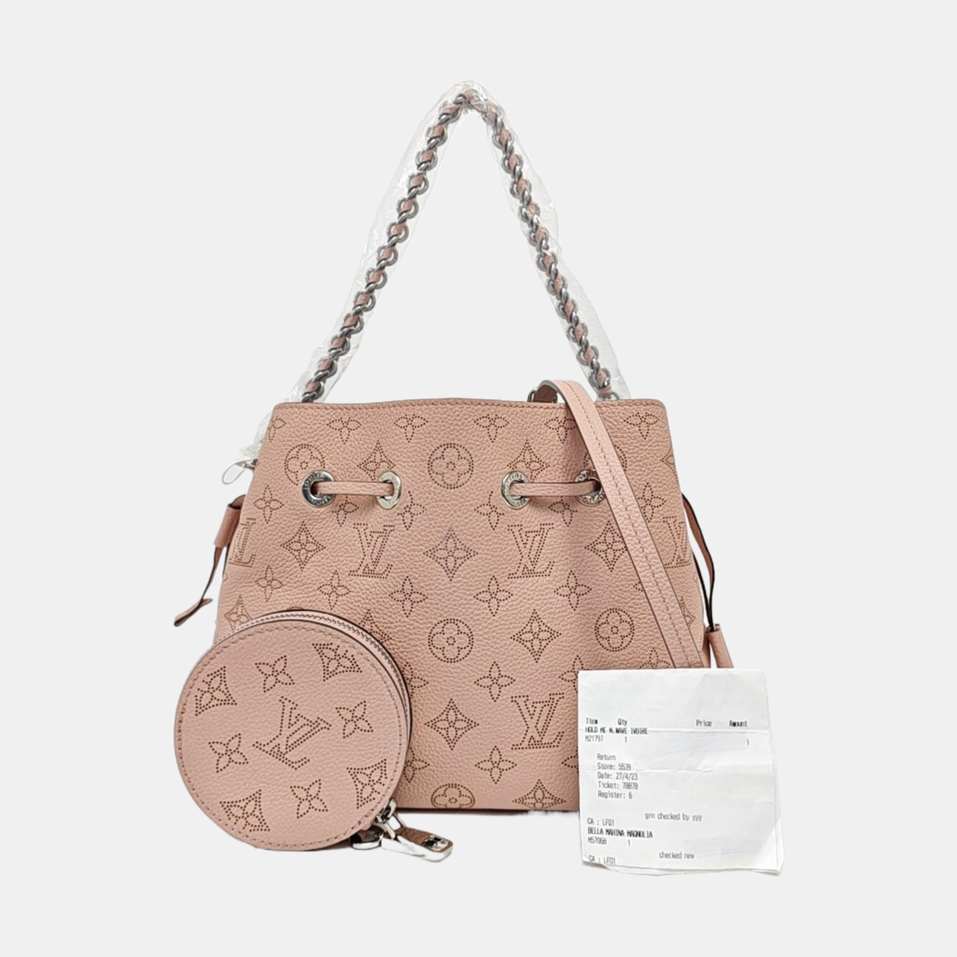 BELLA Monogram Calfskin Pink