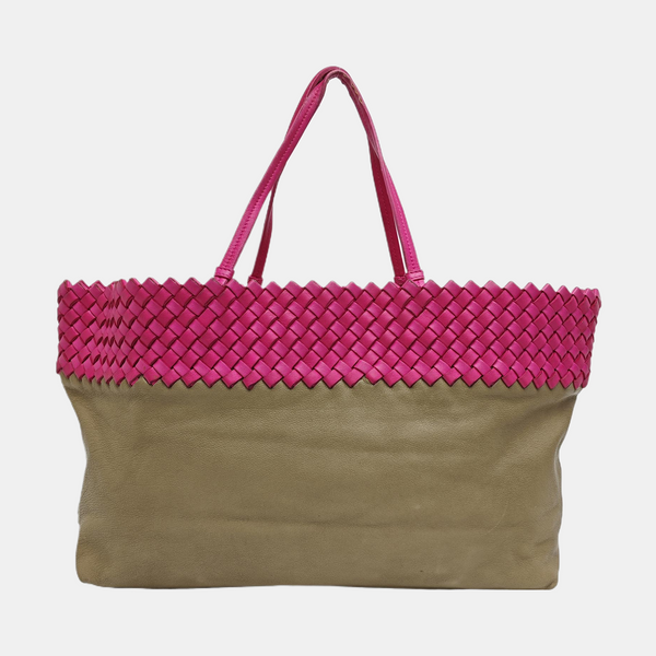 Calfskin Tote Bag Brown