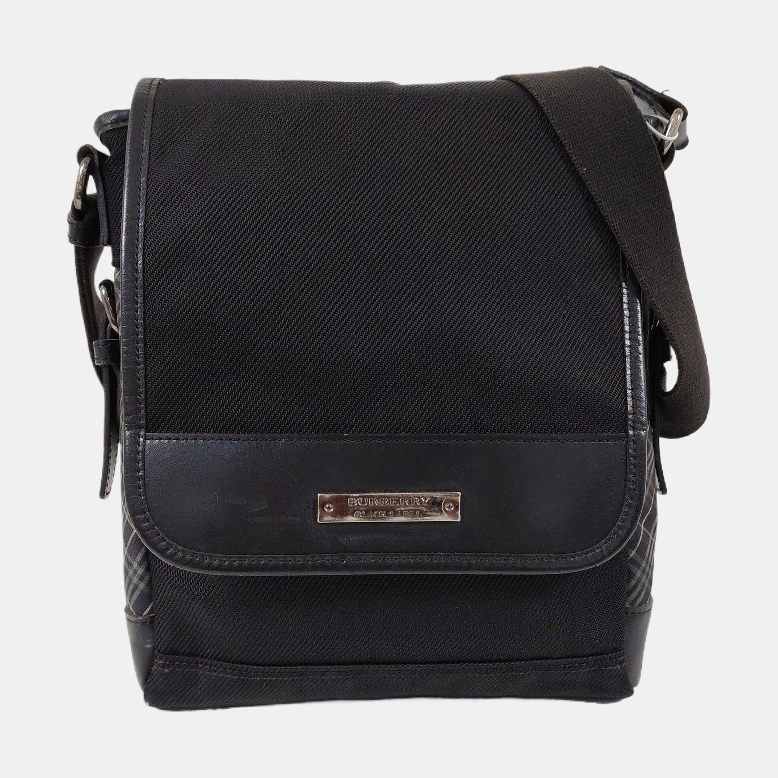 Fabric Shoulder Bag Black
