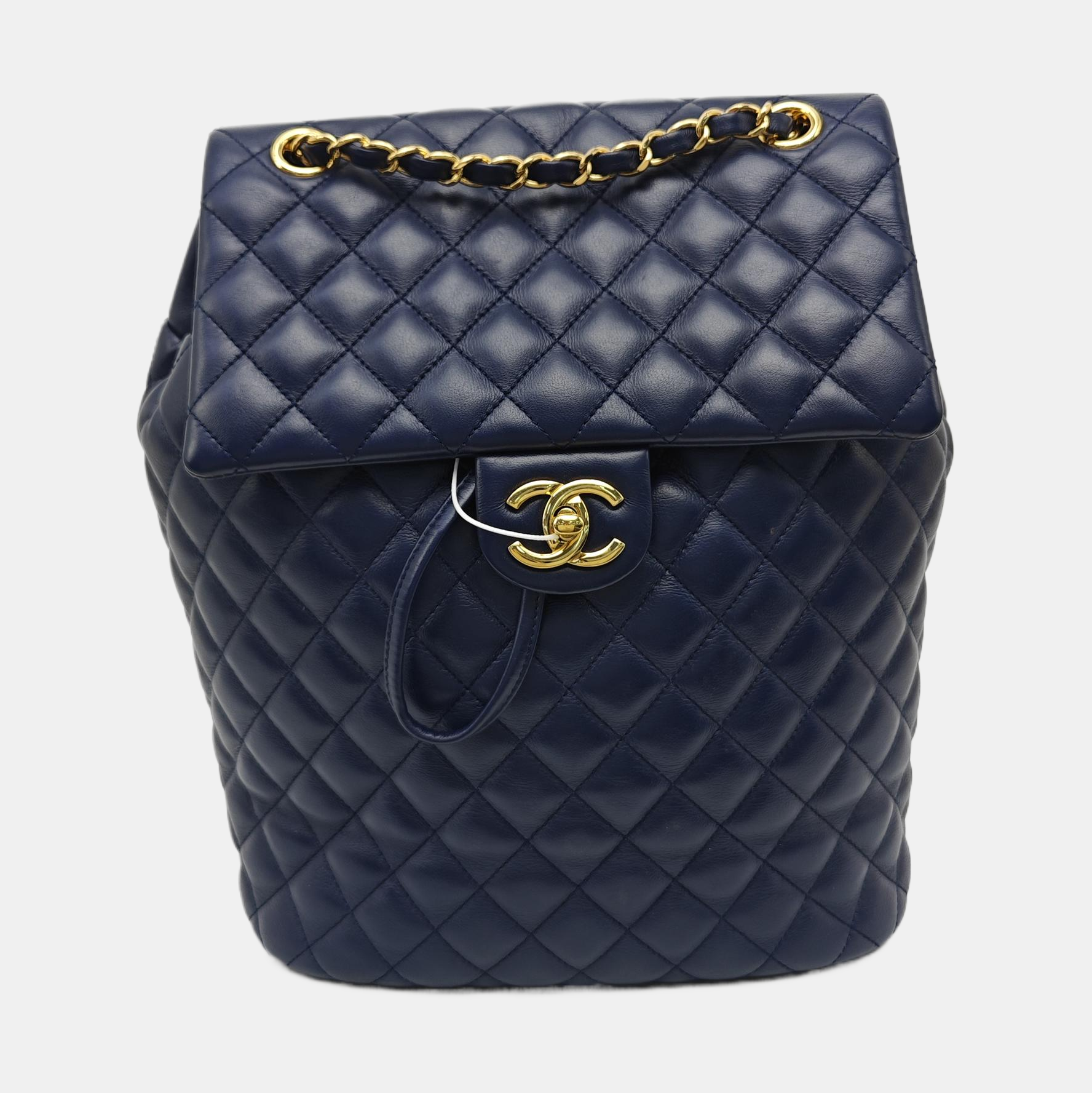 URBAN SPIRIT Large Quilted Lambskin Blue