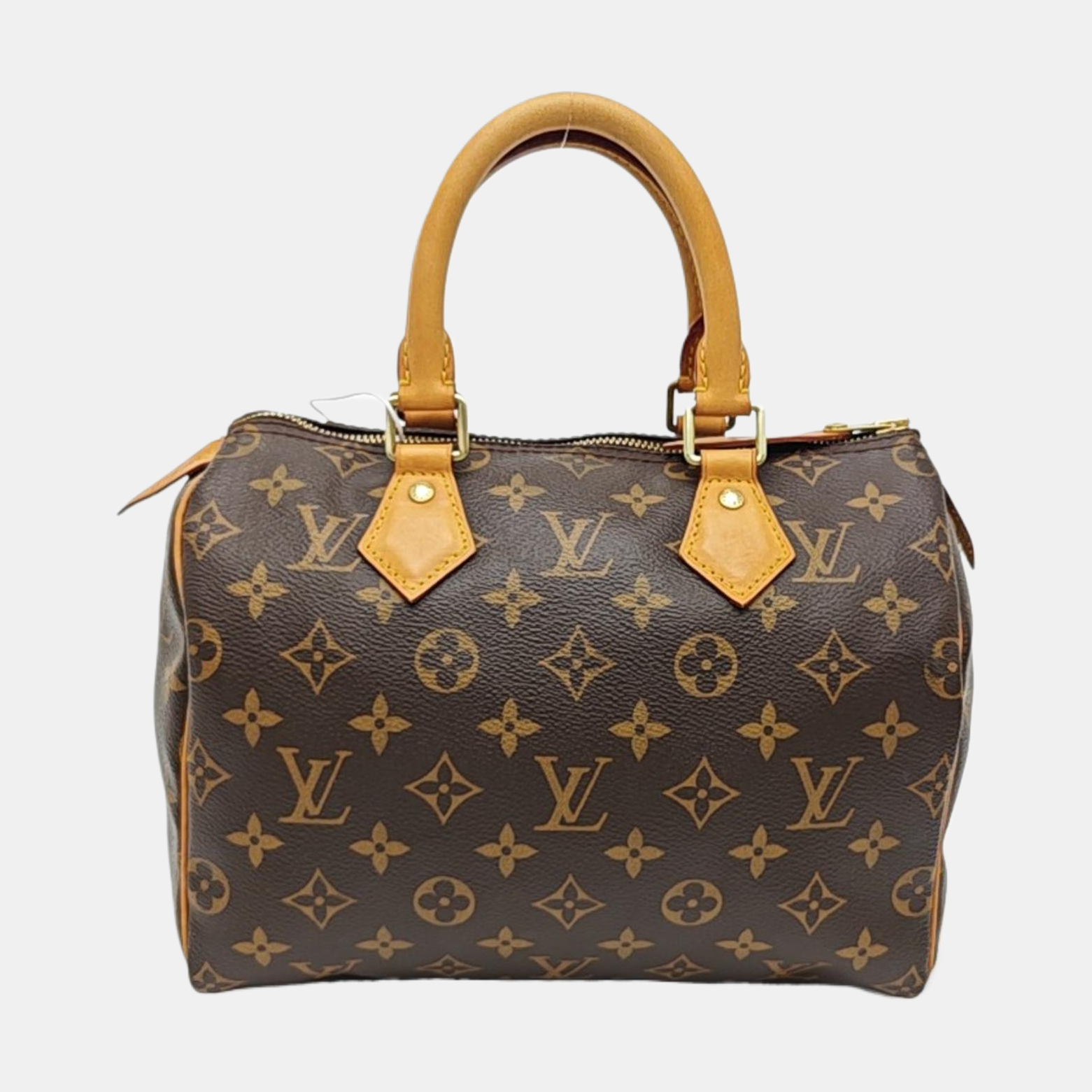 SPEEDY 25 Monogram Coated Canvas Brown