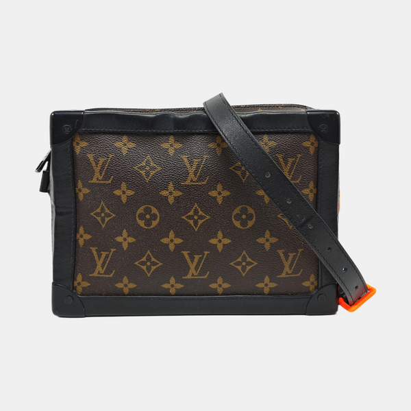 SOFT TRUNK Monogram Coated Canvas Brown