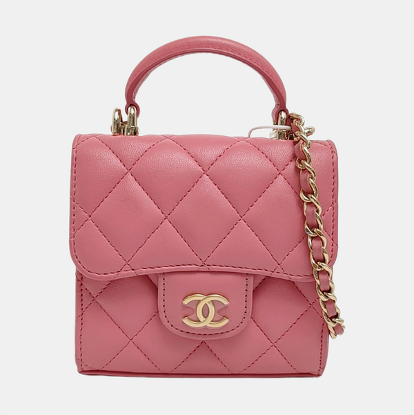 Quilted Lambskin Pink