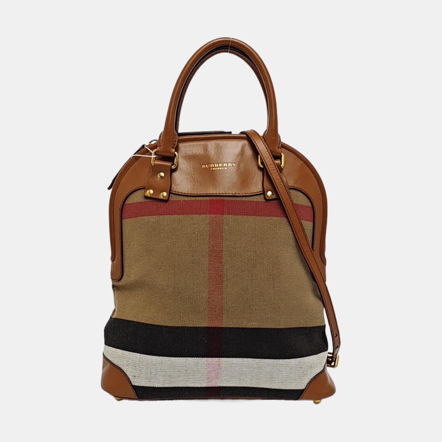 Canvas Shoulder Bag Brown