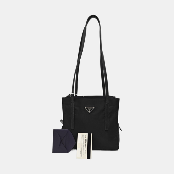Nylon Tote Bag Black