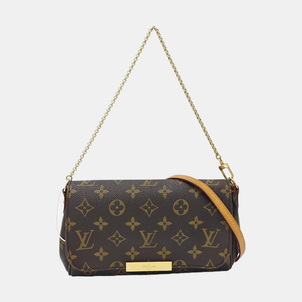 FAVORITE PM Monogram Coated Canvas Brown