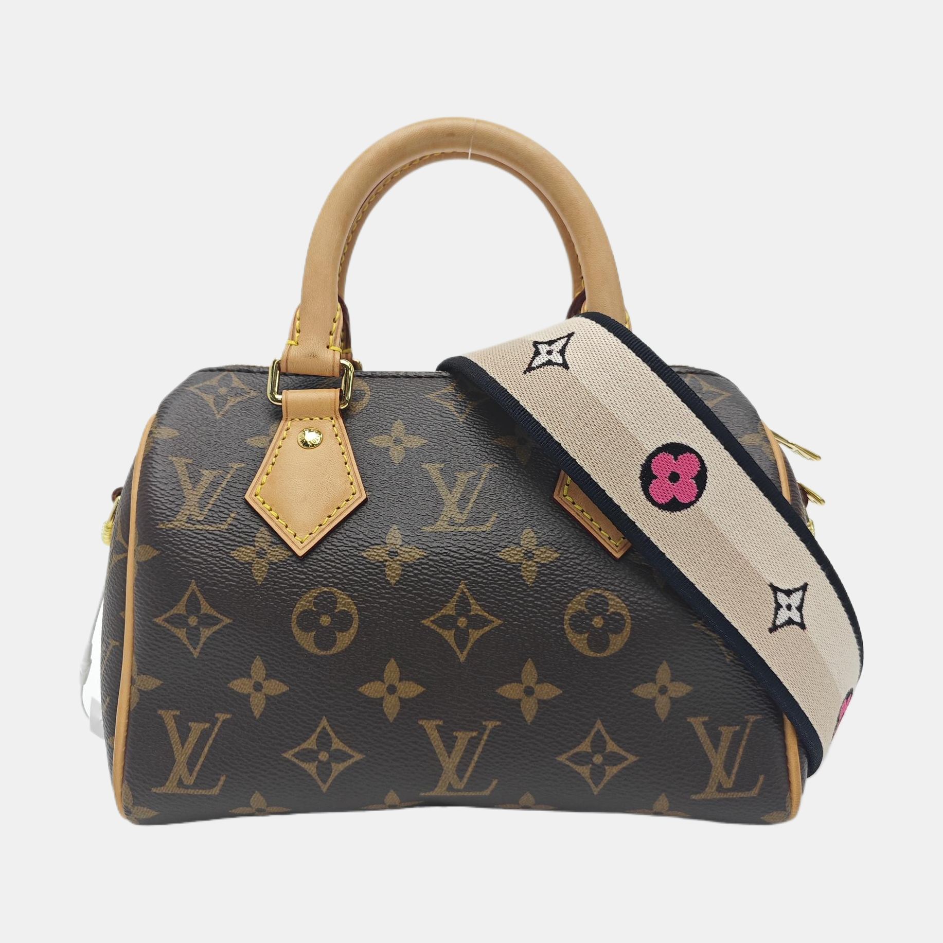 SPEEDY 20 Monogram Coated Canvas Brown