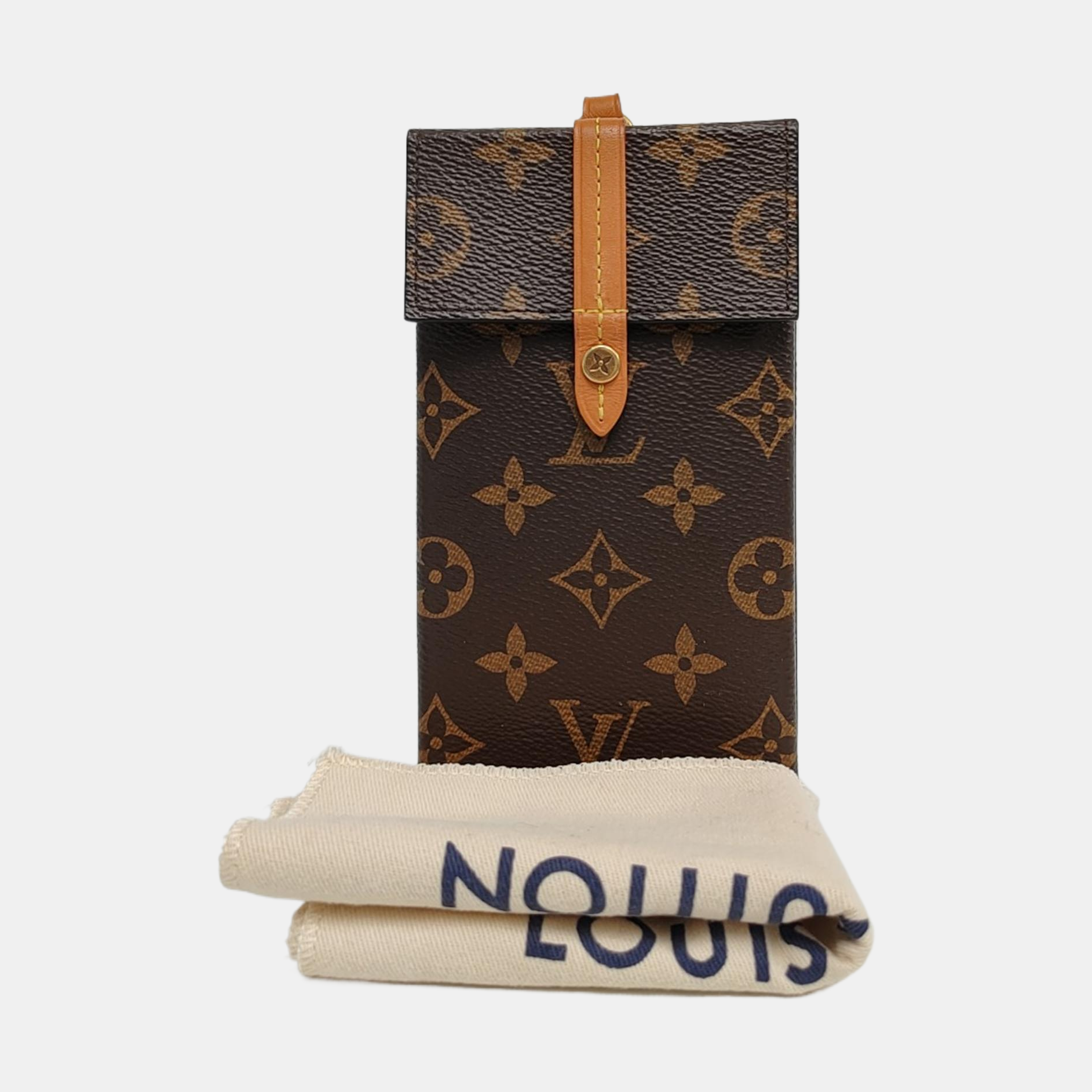 Monogram Coated Canvas Brown