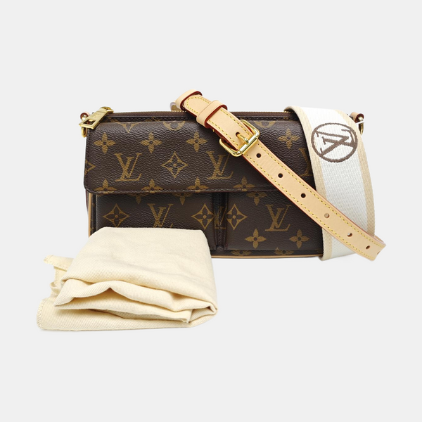 VIVA CITE Monogram Coated Canvas Brown