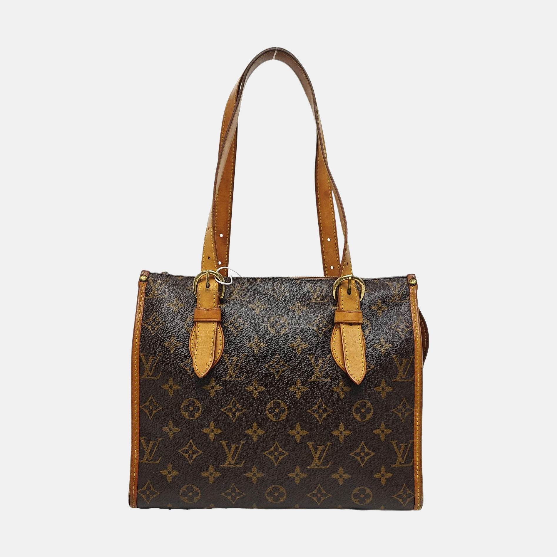 POPINCOURT Monogram Coated Canvas Brown