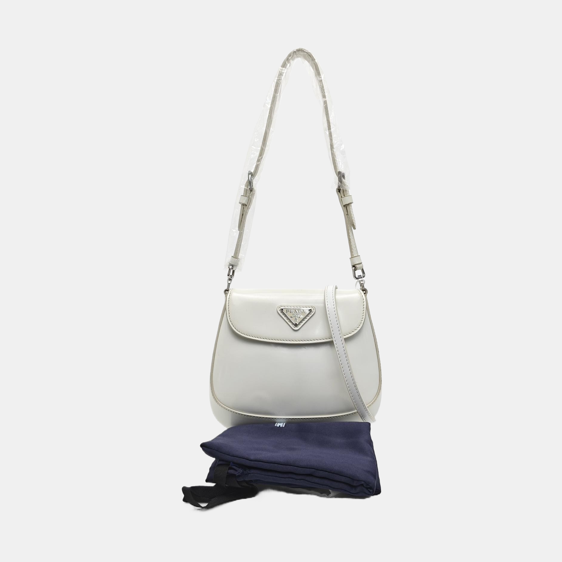 Cleo Mini Calfskin White