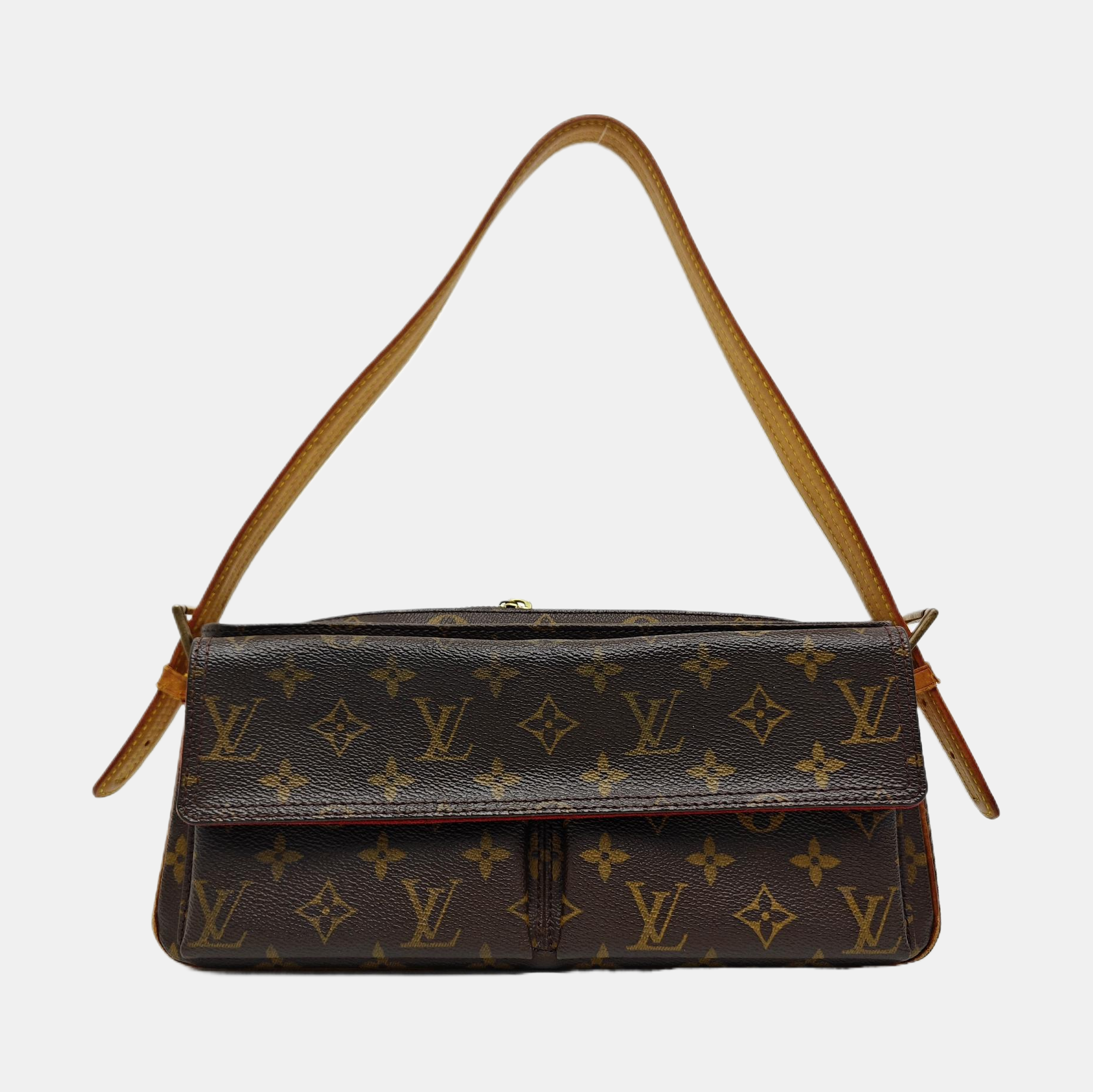 VIVA CITE Monogram Coated Canvas Brown