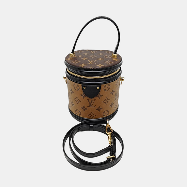 CANNES PM Monogram Coated Canvas Brown
